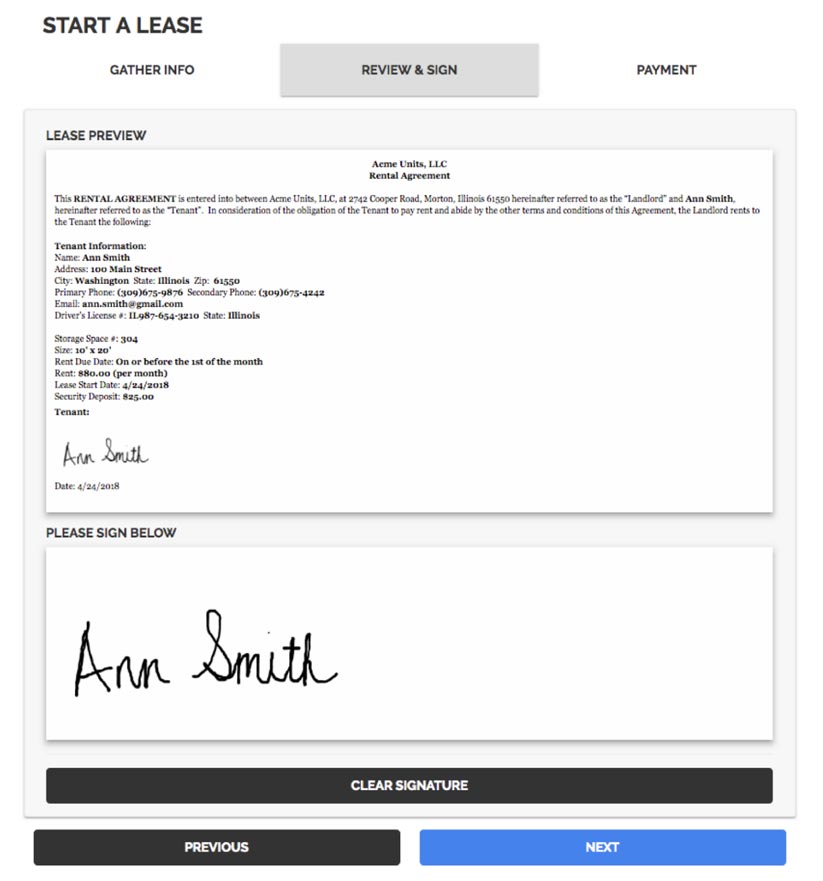 eSignature Process